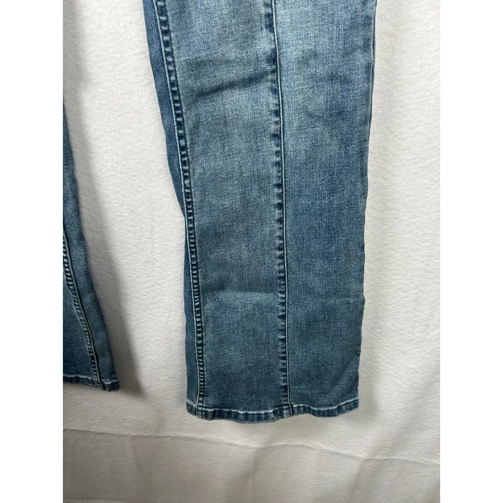 We The Free Flare Jeans Women‎ 27 Blue High Rise Pull On Pants Flare leg